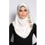 Medina Exclusive Shawl in Pearl White 