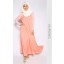 Fatimah Nursing Dress in Peach 