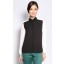 Eleanor Chiffon Shirt in Black