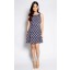 Trellis Daisy Dress in Navy