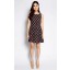 Trellis Daisy Dress in Black