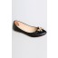 Jacqueline Ballerina Flats in Black 