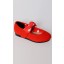 PomPom City Girl Flats in Red
