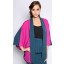 Gabrielle Cardigan in Fuchsia and Marine Blue