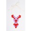 Pie Necklace in Purple and Red