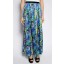 Khadeeja Skirt in Blue and Green