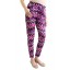 Chevron Cropped Pants in Purple