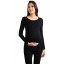 Long Sleeved Top in Black