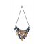 Dedaun Necklace in Black and Beige