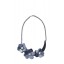 Blossom Necklace in Grey 