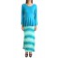 Raina Peplum Kurung in Turquoise