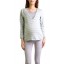 V-Neck Mom Top in Grey