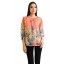 Tropical Blouse in Orange