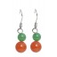 Ada Earrings in Jade & Orange