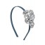 Statement Crystal Headband in Navy
