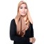 Ameena Shawl in Brown and Gold