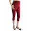 Quarter Preggings in Maroon