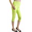 Quarter Preggings in Lime Green