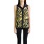 Sleeveless Jungle Print Top in Yellow