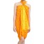 Dragonfly Cotton Batik Pareo Dress in Yellow
