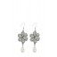 Bunga Pearl Earrings in White