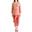 Modern Beaded Kurung Set in Terracotta