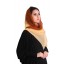 Ombre Sheer Chiffon Shawl in Brown