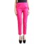 Tini Waist Zipper Slim Cut Trousers in Pink