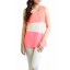 Angelina Sleeveless Pleated Top in Pink