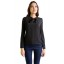 Hadara Long Sleeved Top with Ribbon in Black