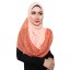 Leya Printed Shawl in Tree Peach