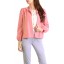 Novelty Lara Classic Jacket in Peach