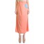 Novelty Heart Maxi Skirt in Orange