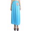 Novelty Heart Maxi Skirt in Blue
