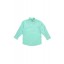 Beniot Long Sleeved Shirt in Aqua 