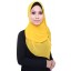 ASRA Plain Shawl in Yellow