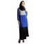Amany Top in Blue and Yellow