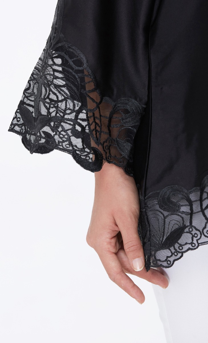 Jamila Sulam Top In Black image 2