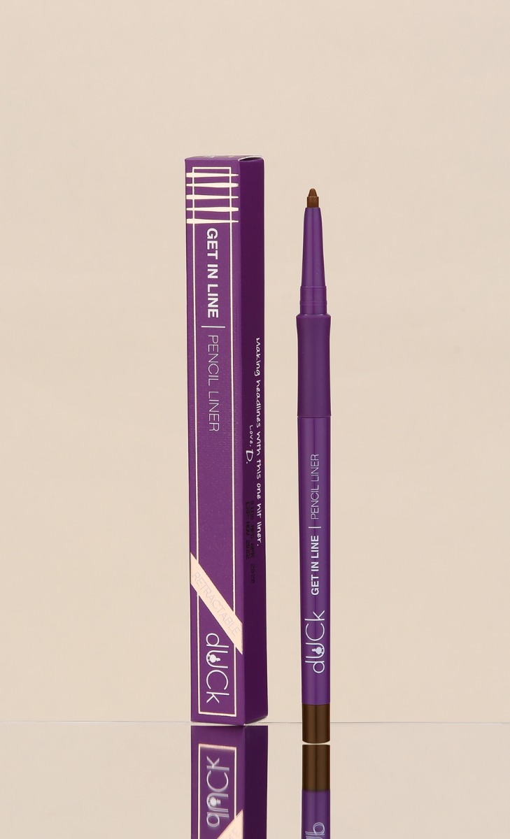 dUCk Get In Line Pencil Liner - Retractable in 02 Dark Brown
