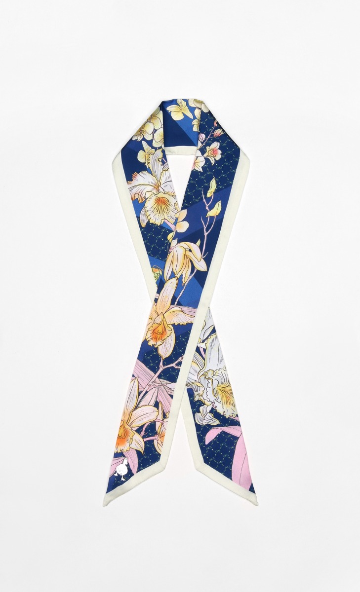 The Blooming dUCk - Orchid Twilly - Navy image 2