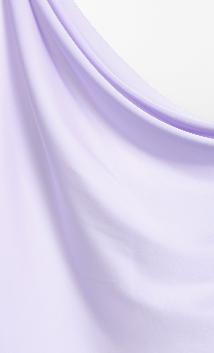 Matte Satin Silk Scarf with nanotechnology in Mimosa image 2