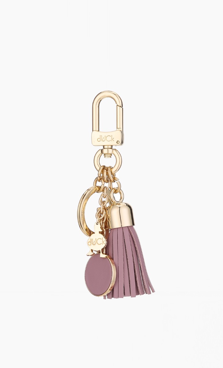 Silhouette Tassel Keychain	in Candy image 2