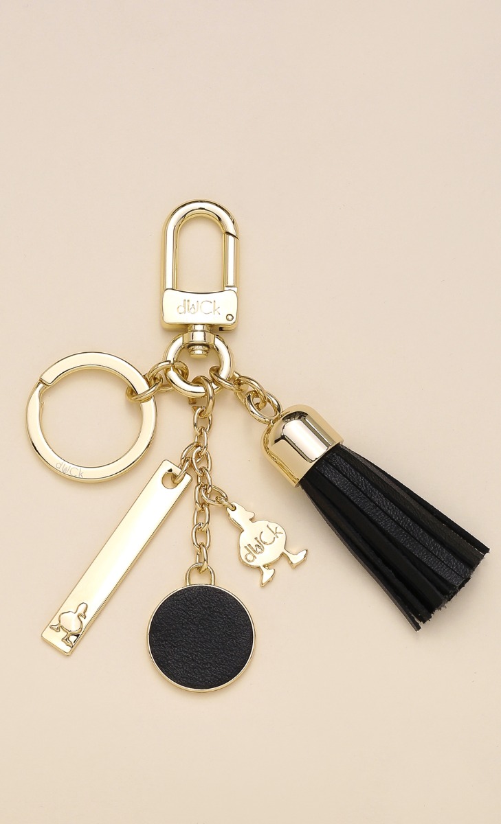 Silhouette Tassel Keychain in Twilight