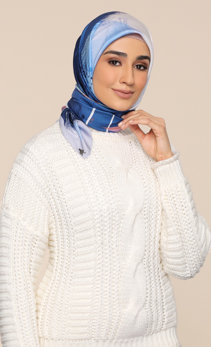 The Artsy dUCk Square Scarf - Fantasy