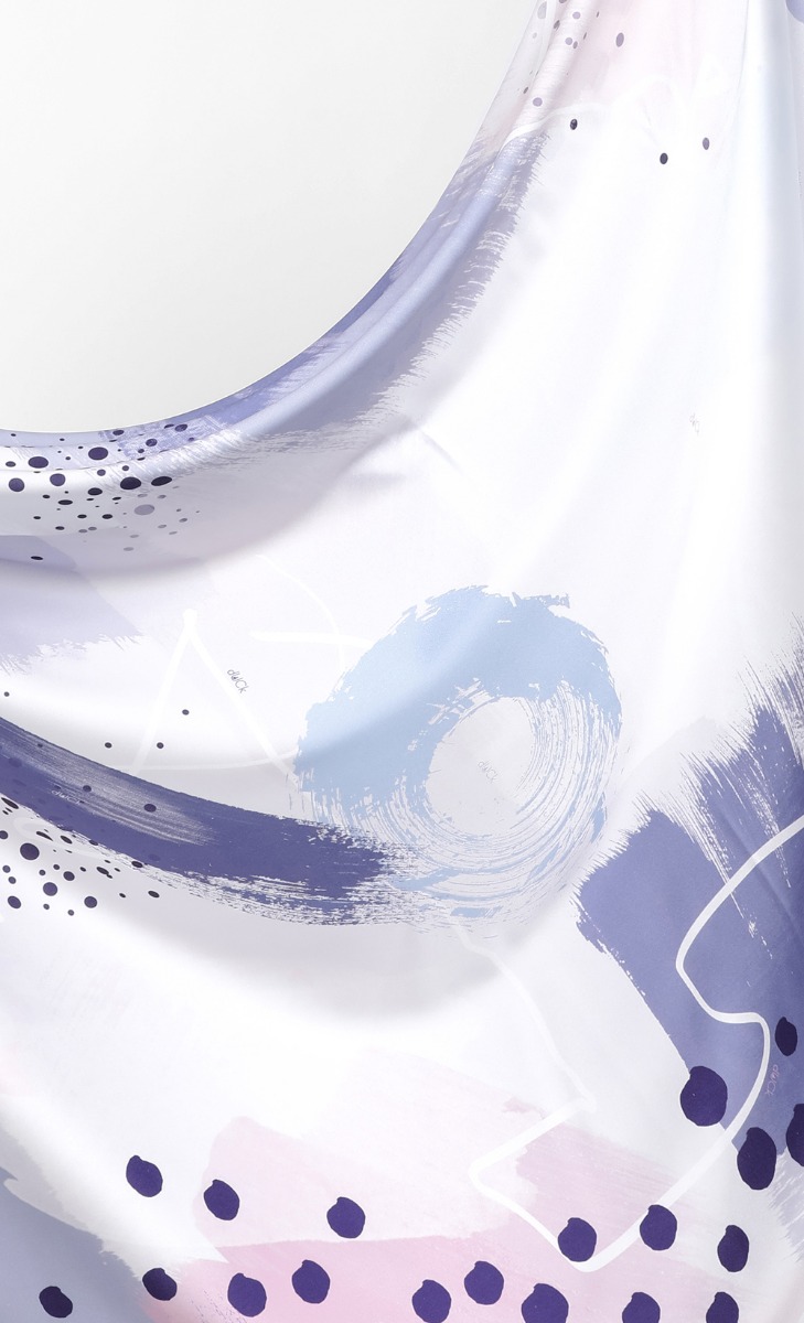 The Artsy dUCk Square Scarf - Desire image 2