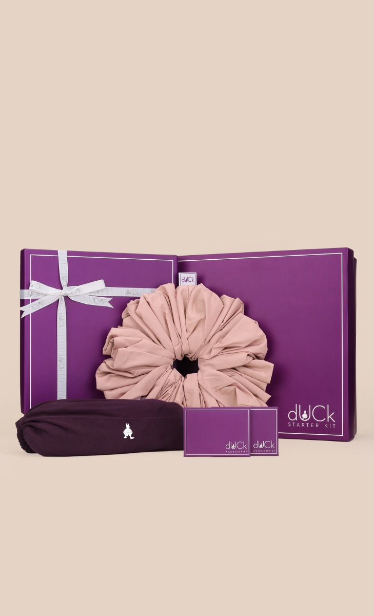 Starter Kit - Matte Satin Silk Scarf in Hot Coffee