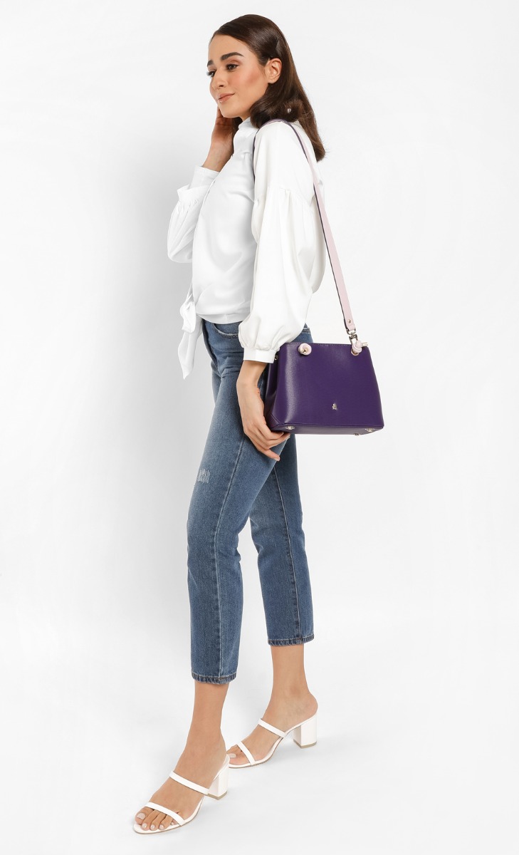 Dahlia Bag in Pansy image 2