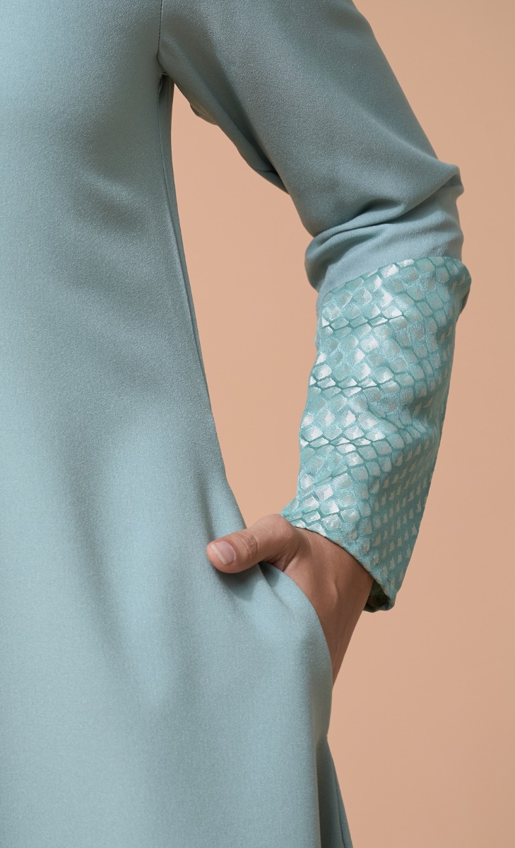 Baheera Dress in Mint Green image 2
