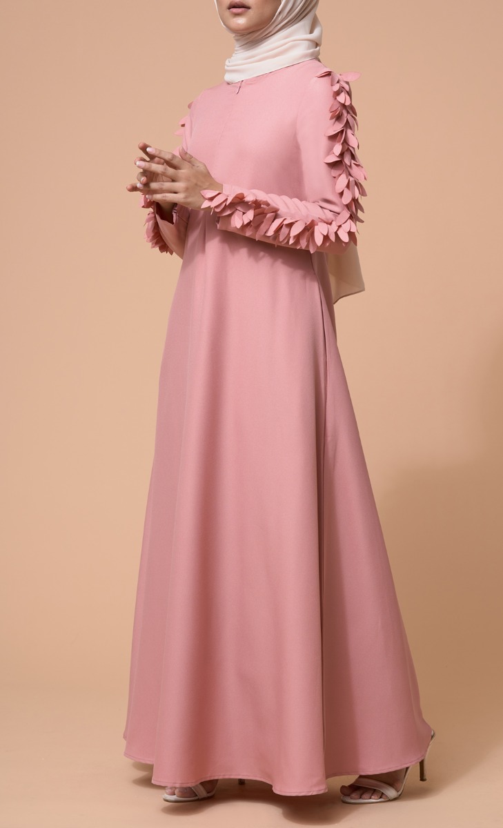 Raina Dress in Coral Pink