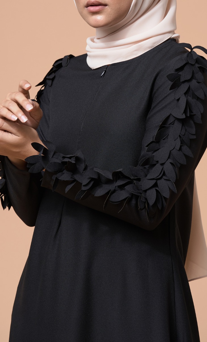 Raina Dress in Phantom Black image 2